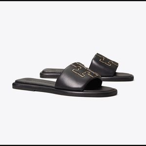 Tory Burch Double T Sport Slide Sandal